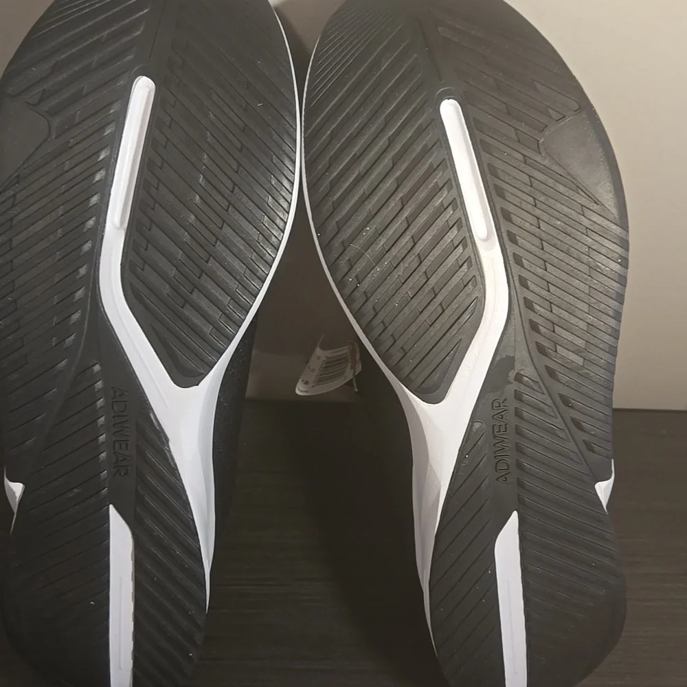 Mens Size 11.5 Adidas Duramo DL Black and White  Running Sneakers ID9849 Nwt